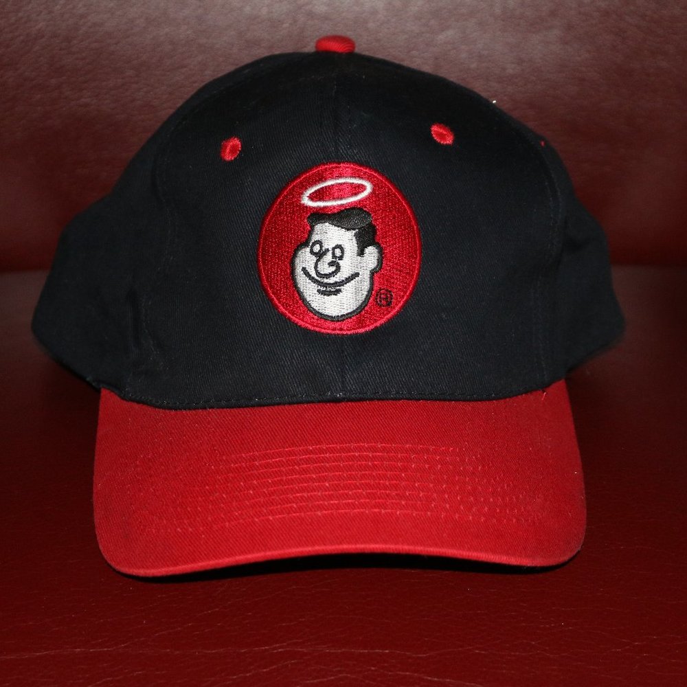 KC Snapback "Man w/Halo" Embroidered Hat Black/Red